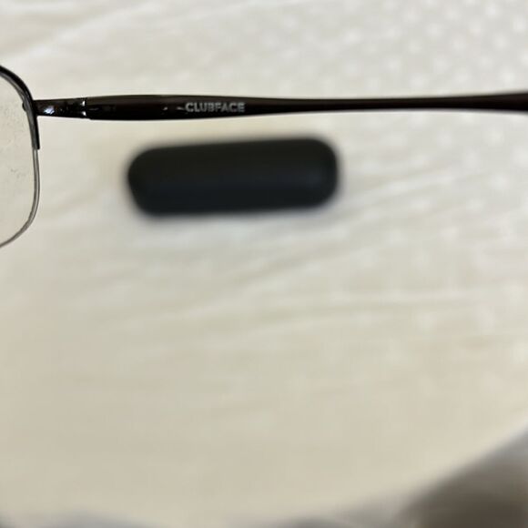 Oakley Clubface OX3102-0154 Polished Black Half Rim Eyeglasses w/case - Picture 4 of 6